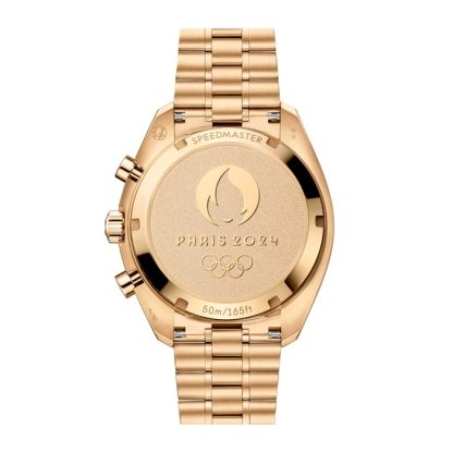 Omega Speedmaster Chronoscope Paris 2024 Olympics 43mm Mens Watch Moonshine Gold O52260435102001 - Image 3