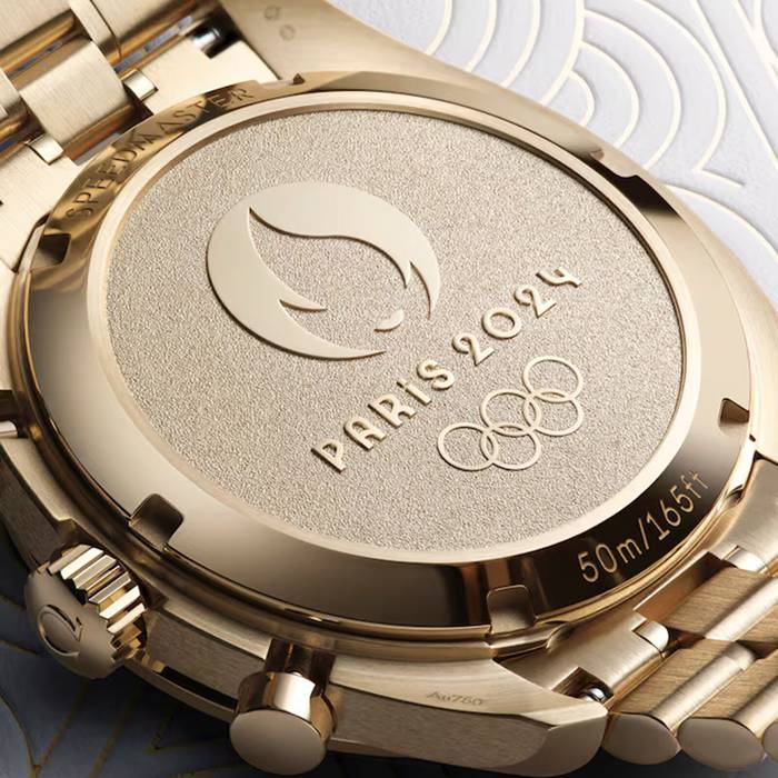 Omega Speedmaster Chronoscope Paris 2024 Olympics 43mm Mens Watch Moonshine Gold O52260435102001 - Image 4