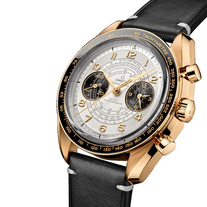Omega Speedmaster Chronoscope Paris 2024 Olympics 43mm Mens Watch Moonshine Gold O52262435102001 - Image 2