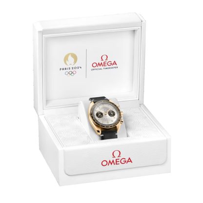 Omega Speedmaster Chronoscope Paris 2024 Olympics 43mm Mens Watch Moonshine Gold O52262435102001 - Image 5