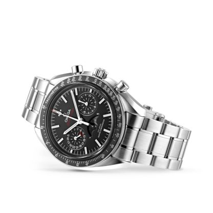 Omega Speedmaster Mens 44.25mm Co-Axial Automatic Moonphase Watch O30430445201001 - Image 2