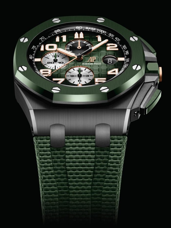 Replica Audemars Piguet Royal Oak Offshore Chronograph Automatic Green 26405CE-OO-A056CA-01 - Image 3