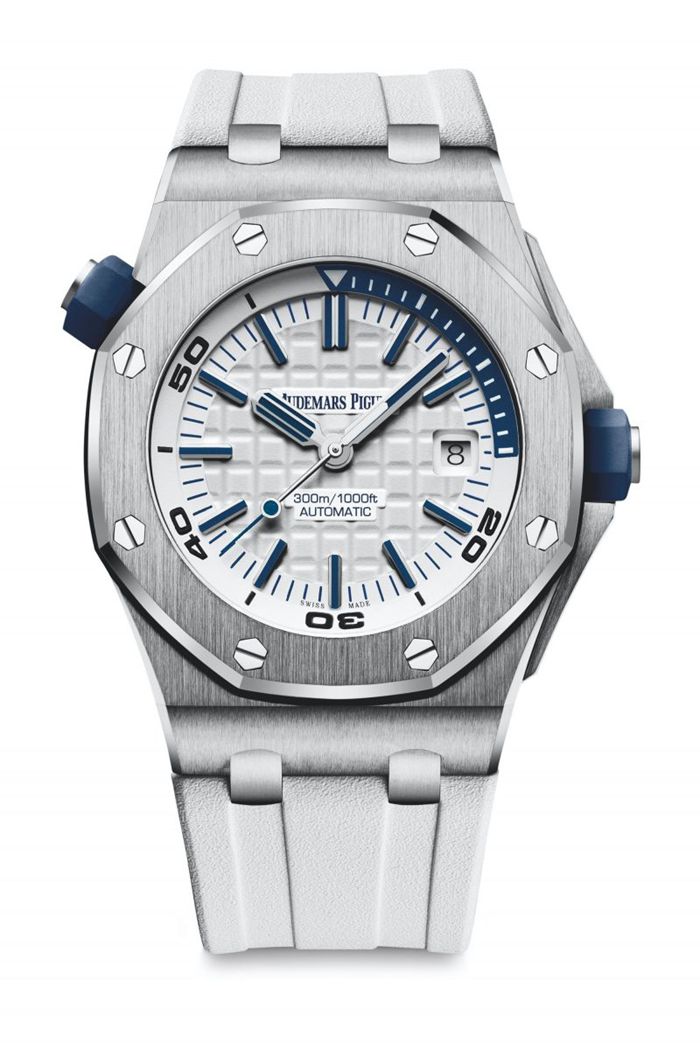 Replica Audemars Piguet Royal Oak Offshore Diver White 15710ST.OO.A010CA.01
