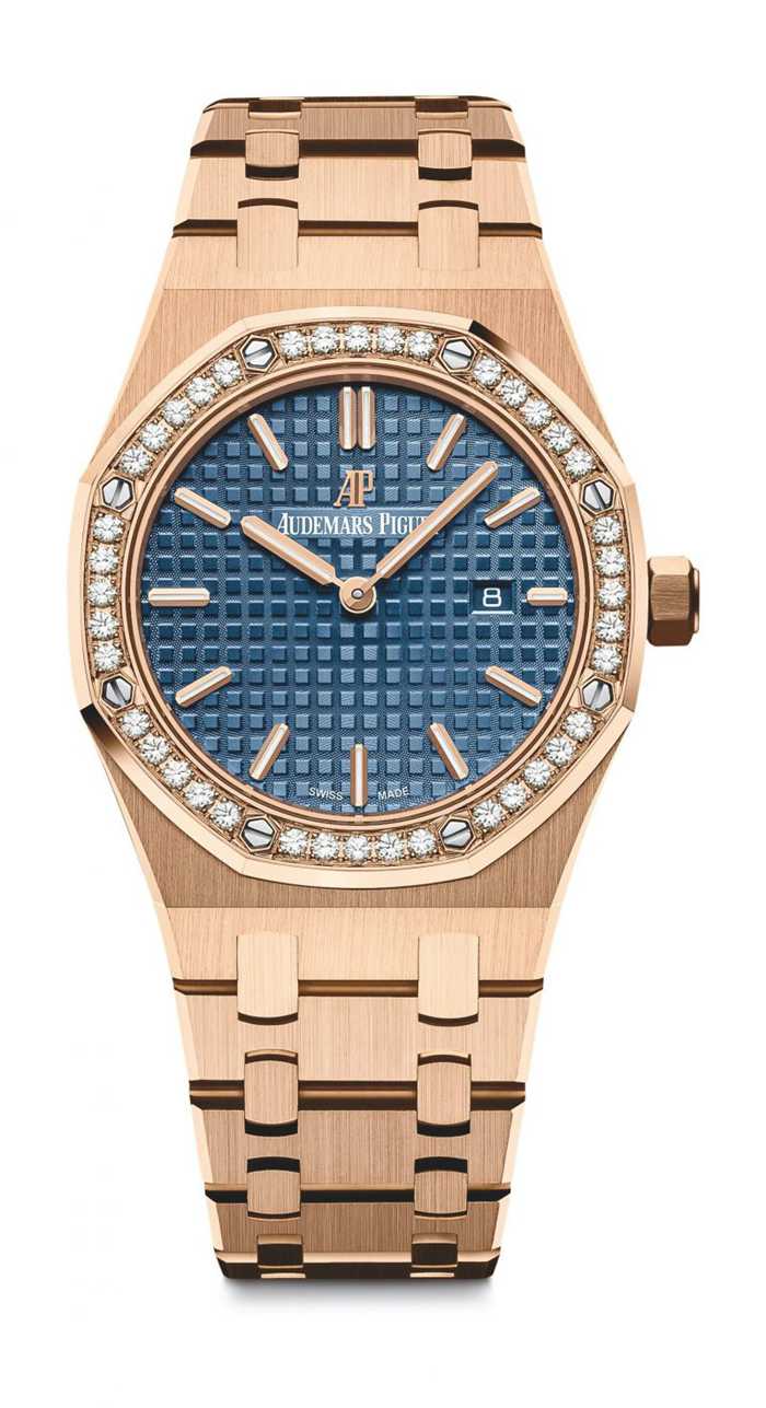 Replica Audemars Piguet Royal Oak Quartz Blue 67651OR.ZZ.1261OR.02