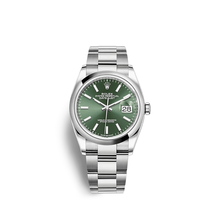 Replica Rolex Datejust 126200 36mm Mint green Oyster