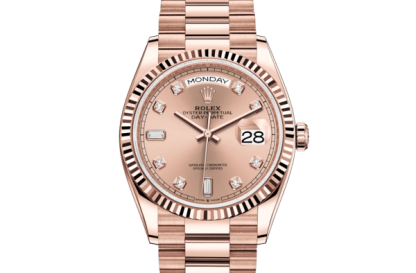 Replica Rolex Day-Date 36 Oyster 36 mm Everose gold 128235