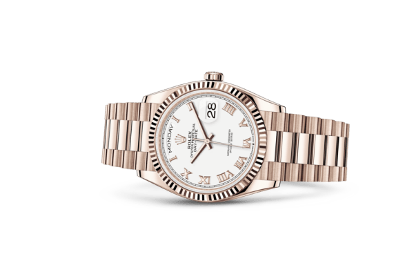 Replica Rolex Day-Date 36 Oyster 36 mm Everose gold 128235 - Image 2