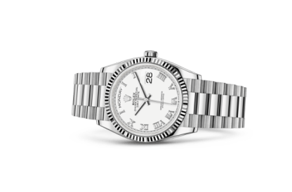 Replica Rolex Day-Date 36 Oyster 36 mm white gold 128239 - Image 2