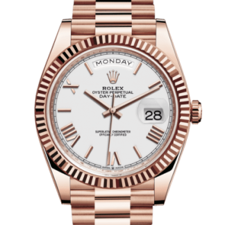 Replica Rolex Day-Date 40 Oyster 40 mm Everose gold 228235