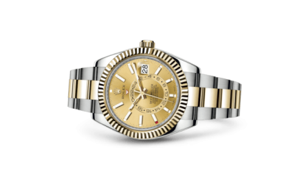 Replica Rolex Sky-Dweller Oyster 42 mm Oystersteel and yellow gold 326933 - Image 2