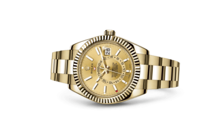 Replica Rolex Sky-Dweller Oyster 42 mm yellow gold 326938 - Image 2