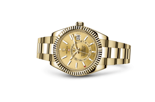 Replica Rolex Sky-Dweller Oyster 42 mm yellow gold 326938 - Image 2