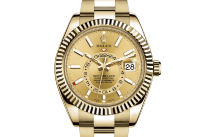 Replica Rolex Sky-Dweller Oyster 42 mm yellow gold 326938