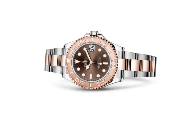Replica Rolex Yacht-Master 37 Oyster 37 mm Oystersteel and Everose gold 268621 - Image 2