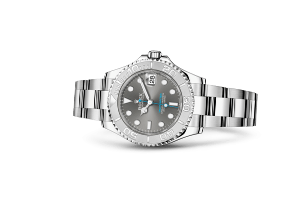 Replica Rolex Yacht-Master 37 Oyster 37 mm Oystersteel and platinum 268622 - Image 2