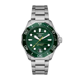 TAG Heuer Aquaracer Professional 300 Date 42mm Mens Watch Green WBP5116.BA0013