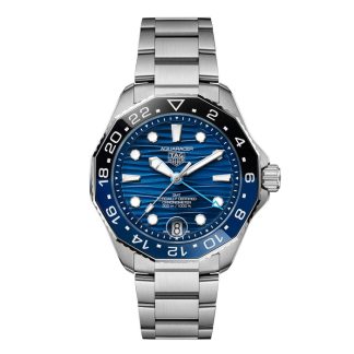 TAG Heuer Aquaracer Professional 300 GMT 42mm Mens Watch Blue WBP5114.BA0013