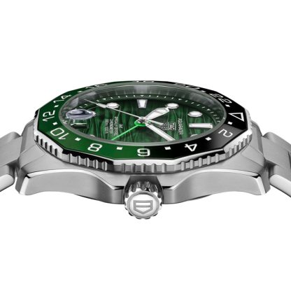 TAG Heuer Aquaracer Professional 300 GMT 42mm Mens Watch Green WBP5115.BA0013 - Image 4
