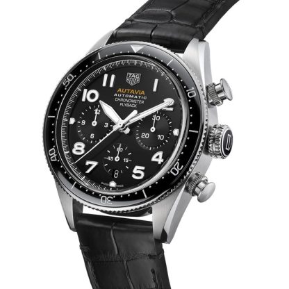 TAG Heuer Autavia Flyback Chronometer 42mm Mens Watch CBE511A.FC8279 - Image 2