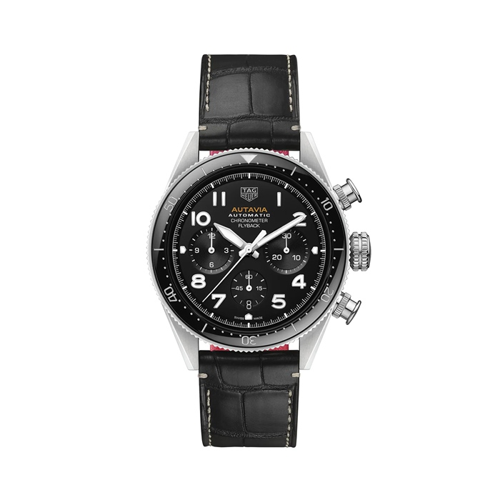 TAG Heuer Autavia Flyback Chronometer 42mm Mens Watch CBE511A.FC8279
