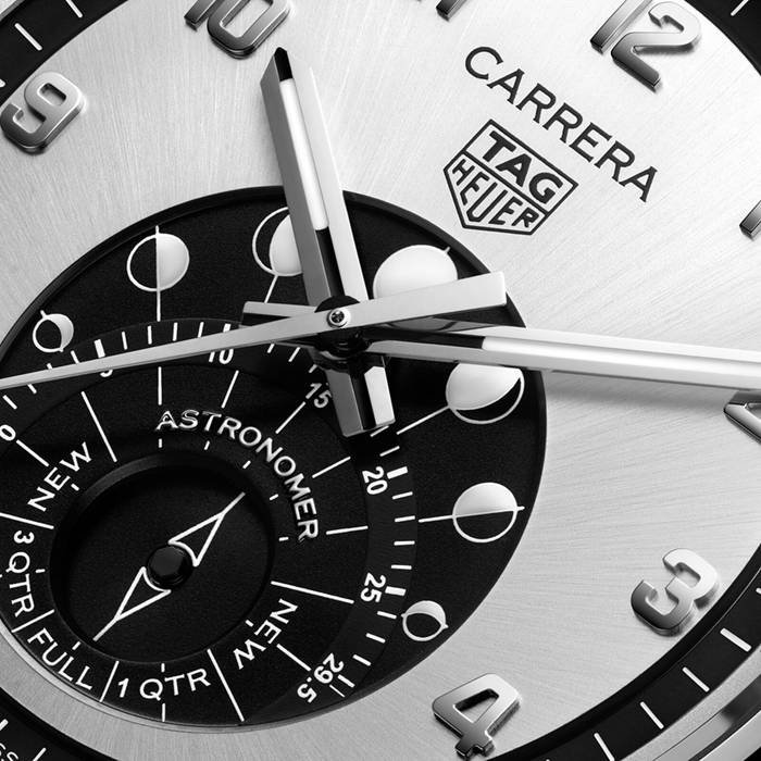 TAG Heuer Carrera Astronomer 39mm Mens Watch Silver WBX2110.BA0044 - Image 5