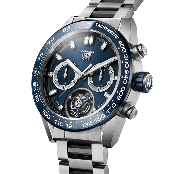 TAG Heuer Carrera Calibre Heuer 02T COSC 45mm Mens Watch CAR5A8C.BF0707 - Image 2