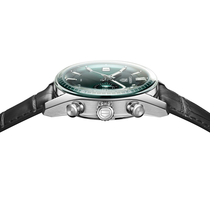 TAG Heuer Carrera Chronograph 39mm Mens Watch Green CBS2211.FC6545 - Image 4