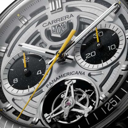 TAG Heuer Carrera Chronograph Tourbillon X Porsche Panamericana Skeleton Limited Edition 42mm Mens Watch CBS5012.FC6571 - Image 3