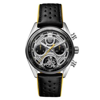 TAG Heuer Carrera Chronograph Tourbillon X Porsche Panamericana Skeleton Limited Edition 42mm Mens Watch CBS5012.FC6571