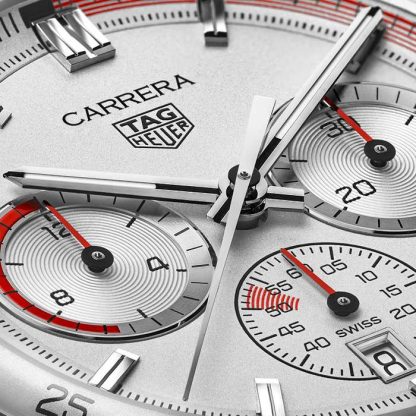 TAG Heuer Carrera Chronosprint X Porsche Special Edition 42mm Mens Watch Silver CBS2011.FC6529 - Image 3