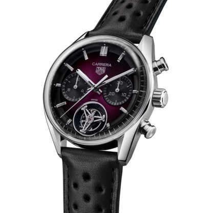 TAG Heuer Carrera Glassbox Tourbillon Limited Edition 42mm Mens Watch Purple CBS5017.FC6605 - Image 2