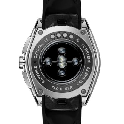 TAG Heuer Connected Calibre E5 40mm Unisex Watch Black Rubber Strap SBT8010.BT0002 - Image 4