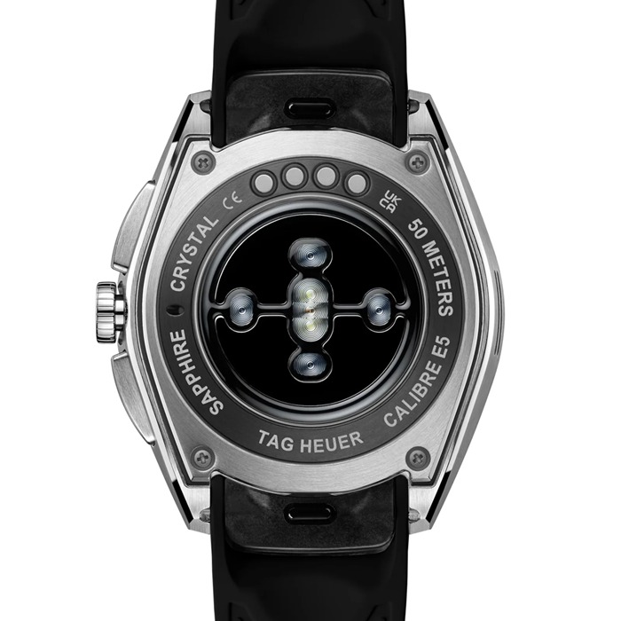 TAG Heuer Connected Calibre E5 40mm Unisex Watch Black Rubber Strap SBT8010.BT0002 - Image 4