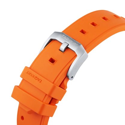 TAG Heuer Formula 1 Chronograph 43mm Mens Watch Orange Rubber Strap CAZ1014.FT8028 - Image 3