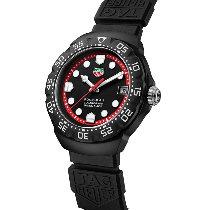TAG Heuer Formula 1 Solargraph Limited Edition 38mm Mens Watch Black WBY1114.FT8084 - Image 2