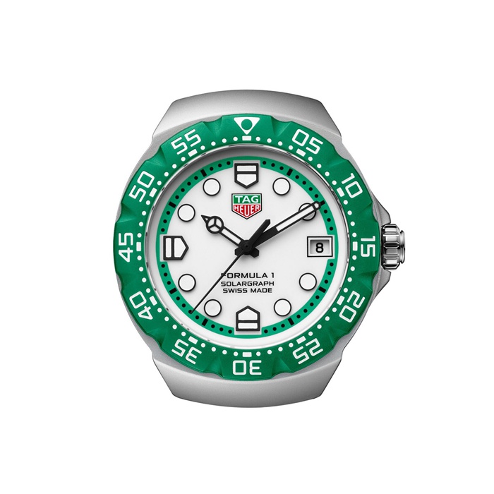 TAG Heuer Formula 1 Solargraph Limited Edition 38mm Mens Watch Green WBY1113.BA0042 - Image 5