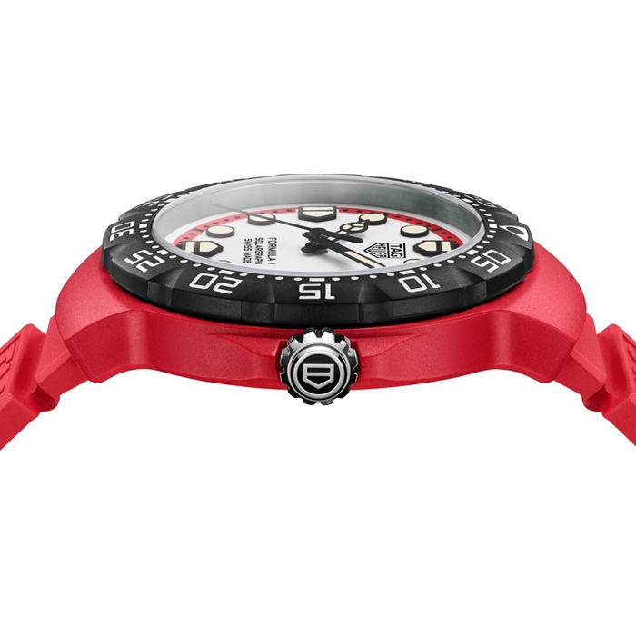 TAG Heuer Formula 1 Solargraph Limited Edition 38mm Mens Watch Red WBY1161.FT8086 - Image 4