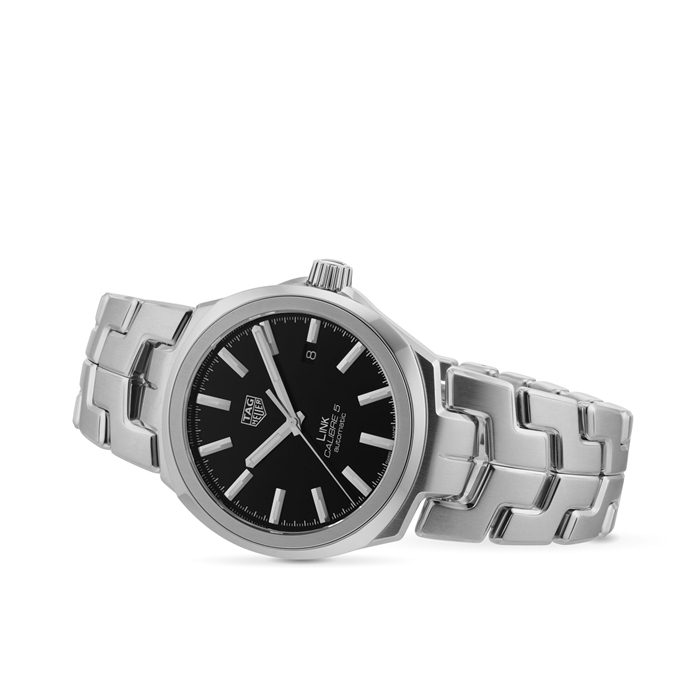 TAG Heuer Link Calibre 5 41mm Automatic Date Mens Watch WBC2110.BA0603 - Image 3