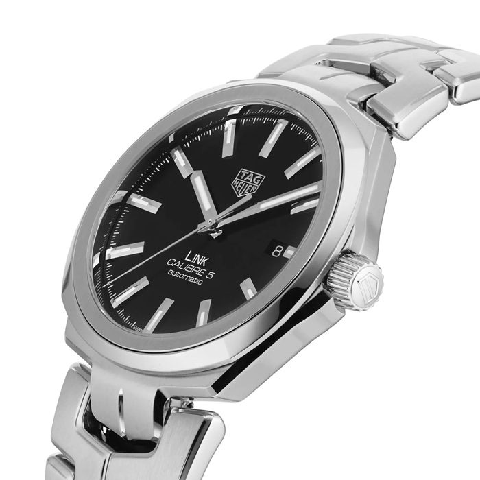 TAG Heuer Link Calibre 5 41mm Automatic Date Mens Watch WBC2110.BA0603 - Image 5