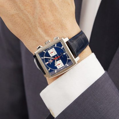 TAG Heuer Monaco Calibre Heuer 02 39mm Mens Watch CBL2111.FC6453 - Image 4