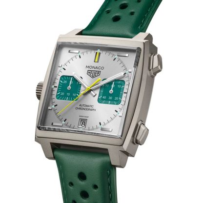 TAG Heuer Monaco Chronograph Racing Green 39mm Mens Watch CAW218E.FC6565 - Image 2