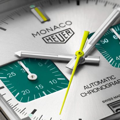 TAG Heuer Monaco Chronograph Racing Green 39mm Mens Watch CAW218E.FC6565 - Image 3
