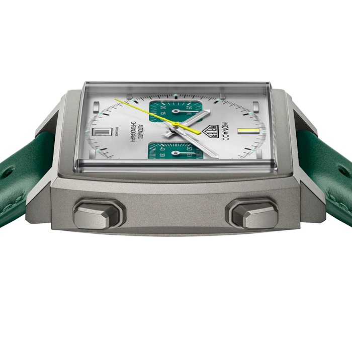 TAG Heuer Monaco Chronograph Racing Green 39mm Mens Watch CAW218E.FC6565 - Image 4
