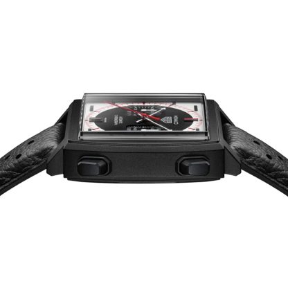TAG Heuer Monaco Chronograph Stopwatch 39mm Limited Edition Mens Watch Black CAW218F.FC6356 - Image 4