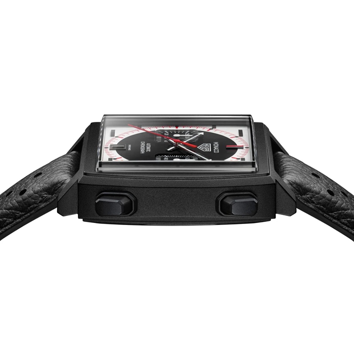 TAG Heuer Monaco Chronograph Stopwatch 39mm Limited Edition Mens Watch Black CAW218F.FC6356 - Image 4