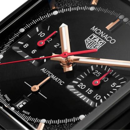 TAG Heuer Monaco Dark Lord 39mm Mens Watch CBL2180.FC6497 - Image 2