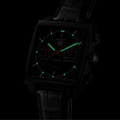 TAG Heuer Monaco Dark Lord 39mm Mens Watch CBL2180.FC6497 - Image 5