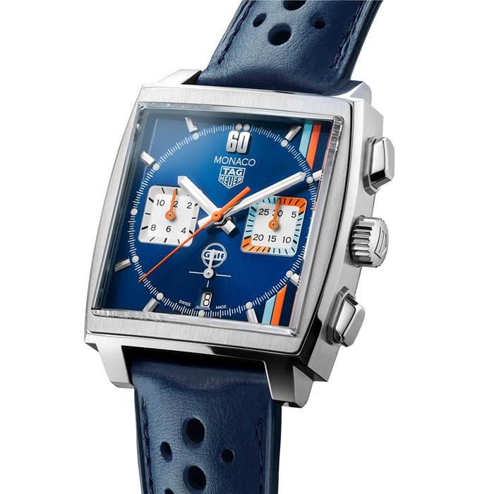 TAG Heuer Monaco Gulf Special Edition 39mm Mens Watch CBL2115.FC6494 - Image 2