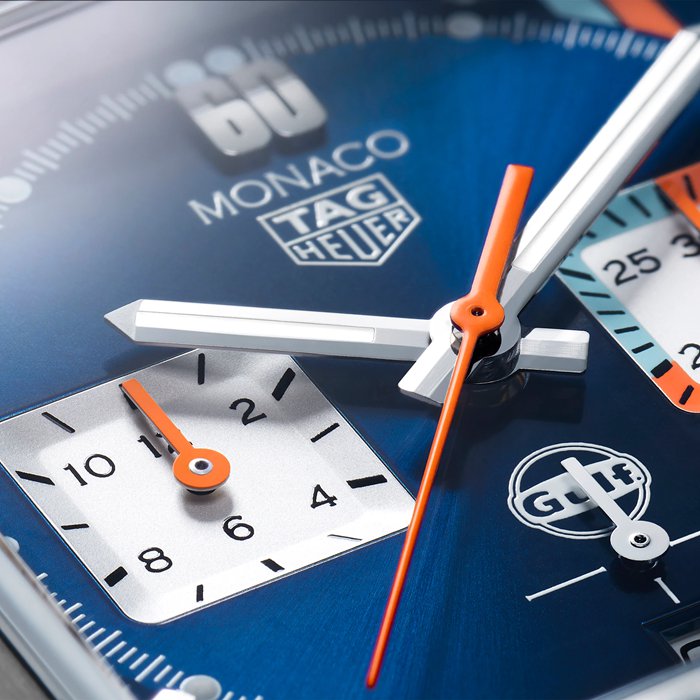 TAG Heuer Monaco Gulf Special Edition 39mm Mens Watch CBL2115.FC6494 - Image 3