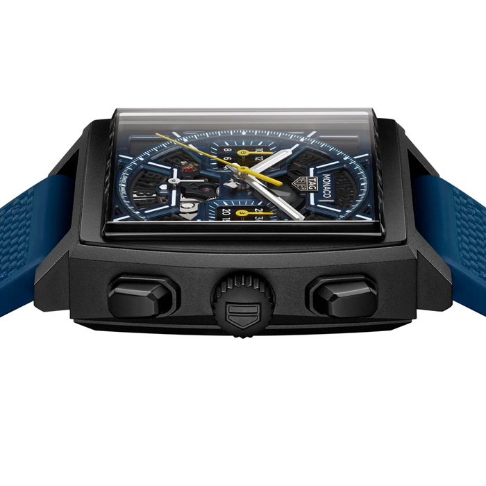 TAG Heuer Monaco Skeleton 39mm Mens Watch Blue CBL2188.FT6261 - Image 3